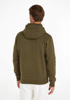 Tommy Jeans Linear Logo Hoodie, Drab Olive Green