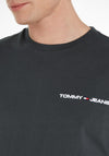 Tommy Jeans Classic Linear Logo T-Shirt, New Charcoal