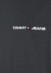 Tommy Jeans Classic Linear Logo T-Shirt, New Charcoal