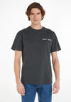 Tommy Jeans Classic Linear Logo T-Shirt, New Charcoal