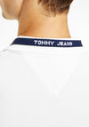 Tommy Jeans Tipped Stretch Polo Shirt, White
