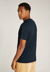 Tommy Jeans Linear Gold Logo T-Shirt, Dark Night Navy