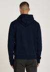 Tommy Jeans Linear Gold Logo Hoodie, Dark Night Navy