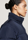 Tommy Jeans Womens Alaska Puffer Long Coat, Navy