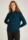 Tommy Jeans Flag Embroidered Hoodie, Seawater Green