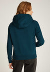 Tommy Jeans Flag Embroidered Hoodie, Seawater Green