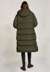 Tommy Jeans Womens Alaska Puffer Long Coat, Green