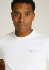 Tommy Jeans Men’s Linear Chest Branding T-Shirt, White