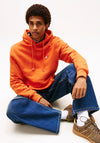Tommy Jeans Badge Logo Hoodie, Orange