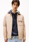 Tommy Jeans Oversized Corduroy Padded Overshirt, Taupe