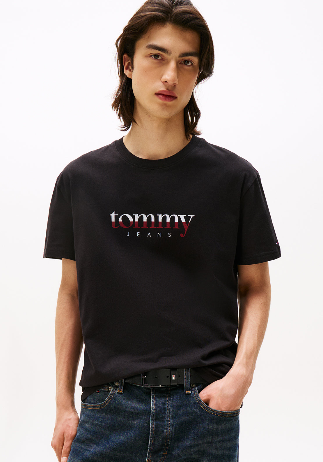 Tommy Jeans Logo DNA T-Shirt, Black