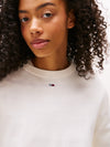 Tommy Jeans Essential Crew Neck Jumper, White