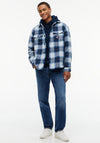 Tommy Jeans Check Overshirt, Navy