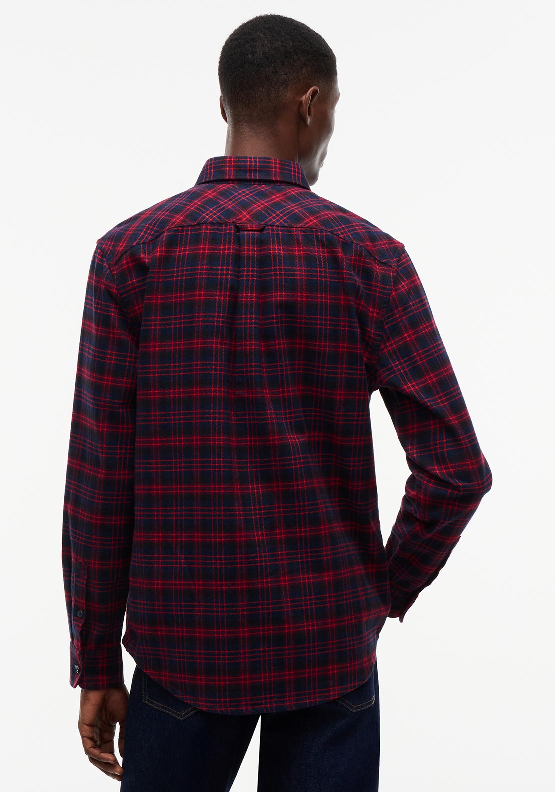 Tommy Jeans Flannel Check Shirt, Red