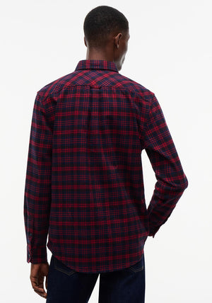 Tommy Jeans Flannel Check Shirt, Red