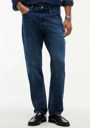 Tommy Jeans Ryan Slim Straight Leg Jeans, Denim Dark