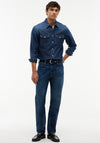 Tommy Jeans Ryan Slim Straight Leg Jeans, Denim Dark