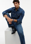 Tommy Jeans Ryan Slim Straight Leg Jeans, Denim Dark
