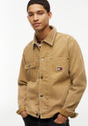 Tommy Jeans Cord Collar Utility Jacket, Sandy Beige