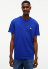 Tommy Jeans Badge Crew Neck T-Shirt, Deep Marine Blue