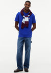 Tommy Jeans Badge Crew Neck T-Shirt, Deep Marine Blue
