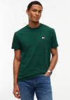 Tommy Jeans Badge Crew Neck T-Shirt, Velvet Green
