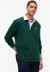 Tommy Jeans Badge Rugby Polo Shirt, Velvet Green