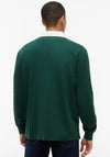 Tommy Jeans Badge Rugby Polo Shirt, Velvet Green