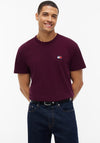 Tommy Jeans Badge Crew Neck T-Shirt, Purple Berry