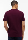 Tommy Jeans Badge Crew Neck T-Shirt, Purple Berry