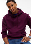 Tommy Jeans Flag Hoodie, Berry Purple