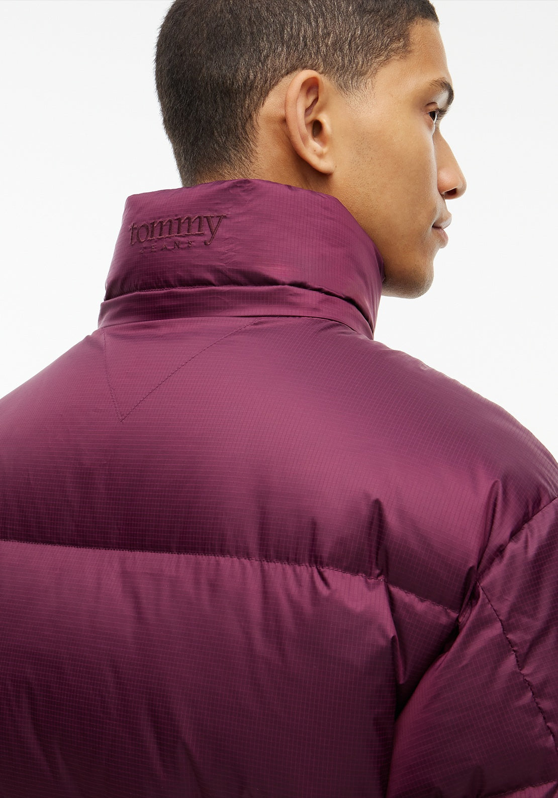 Tommy Jeans Alaska Down Puffer Jacket, Wine