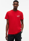 Tommy Jeans Signature Logo T-Shirt, Red