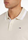Tommy Jeans Tipped Polo Shirt, Newsprint