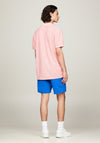 Tommy Jeans Badge Logo Polo Shirt, Tickled Pink