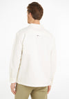 Tommy Jeans Essential Overshirt, Ancient White