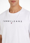 Tommy Jeans Linear Logo T-Shirt, White
