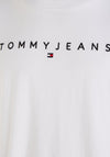 Tommy Jeans Linear Logo T-Shirt, White