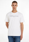 Tommy Jeans Linear Logo T-Shirt, White