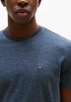 Tommy Jeans Jasper Heathered Extra Slim T-Shirt, Dark Night Navy