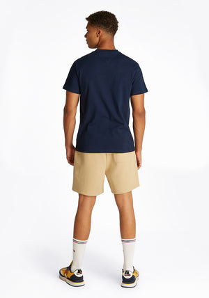 Tommy Jeans Linear Chest Logo T-Shirt, Dark Night Navy