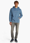 Tommy Jeans Linear Logo Hoodie, Colorado Blue