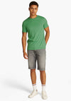 Tommy Jeans Jasper Heathered Extra Slim T-Shirt, Coastal Green