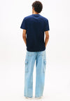 Tommy Jeans Flag Logo T-Shirt, Dark Night Navy