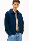 Tommy Jeans Flag Embroidery Trucker Jacket, Dark Night Navy