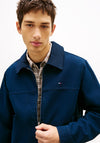 Tommy Jeans Flag Embroidery Trucker Jacket, Dark Night Navy