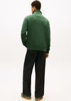 Tommy Jeans Badge Quarter Zip Sweatshirt, Pine Green