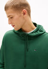 Tommy Jeans Flag Hoodie, Pine Green