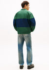 Tommy Jeans Colour Block Overshirt, Pine Green