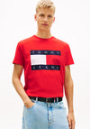 Tommy Jeans Big Flag Logo T-Shirt, Rapid Red